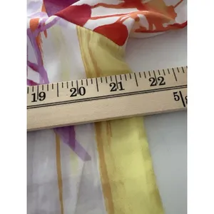 Natori Pajama Top Womens Medium Multicolor Floral Lounge Silky Button Up thumbnail 8