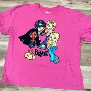 Bratz Pink Short Sleeve Graphic Tee Shirt Women’s 2XL thumbnail 1