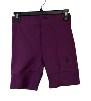 Free People Movement Biker Shorts Womens XS Purple Ribbed Trim Activewear Pocket thumbnail 1