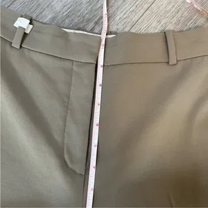 ARITZIA Babaton Agency Pant Wool Trousers Tan Front Crease Minimalist like new 0 thumbnail 10