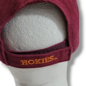 Signatures Apparel Virginia Tech Hokies Hat OSFM - Unisex Strap Back Cap Embroidered thumbnail 7