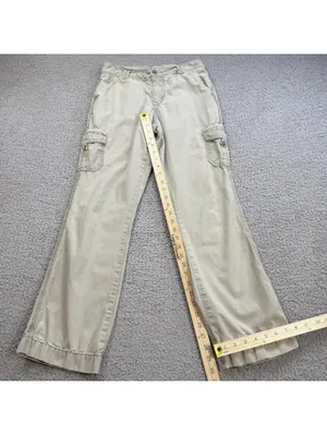 Carhartt Relaxed Fit Cargo Pants Womens 4 Regular Tan Workwear Utility Hiking thumbnail 4