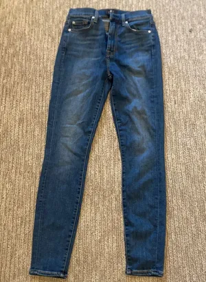 7 for all mankind’s skinny jeans thumbnail 1
