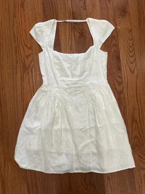 Reformation Oaklyn Linen Dress Size 8 thumbnail 3