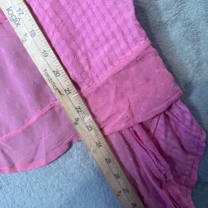 Young Threads Pink Patchwork Open Front Cardigan Size L Festival Embroidered NEW thumbnail 11