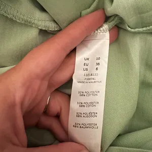 ASOS Oversized T-Shirt Dress Two Tone Pastel Green Striped Spring US Size 6‎ thumbnail 5