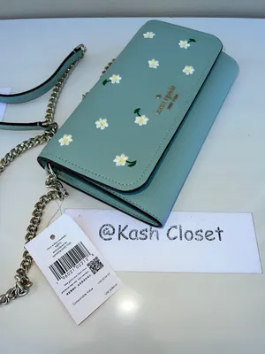 Kate Spade Darcy Embroidered Chain Crossbody & Convertible Wallet thumbnail 8