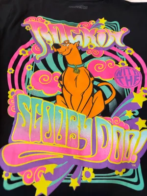 Rockin with Scooby doo tshirt Black thumbnail 5