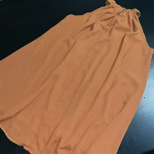 Kirundo Womens‎ Burnt Orange Halter Neck Pleated Mini Dress Rust Size L thumbnail 5