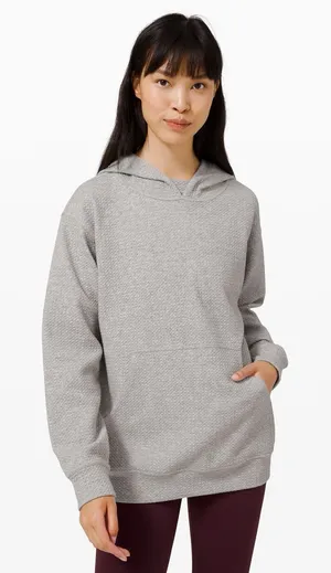 Lululemon All yours hoodie bubble dot grey activewear loungewear training gym 8 thumbnail 1