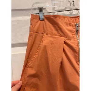 Nike Sportswear Woven High-Rise Trousers Orange WMNS Medium Snap Leg‎ Zip Front thumbnail 3