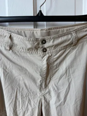 Columbia Women’s Pants Light Tan Omni-Shade Sun Protection Cargo 12 thumbnail 3