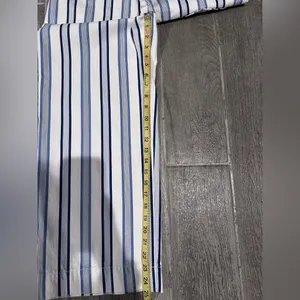 Free People Nobody Denim Monte Carlo Jeans new with tags stripe pattern y2k blue thumbnail 5
