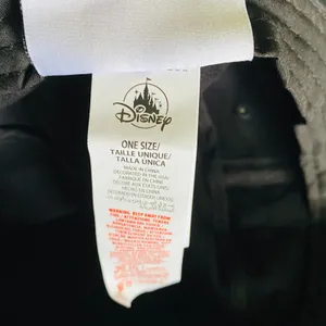 Disney Spirit Jersey Unisex Bucket Hat Black One Size 100% Cotton thumbnail 5