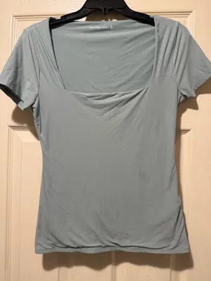 Abercrombie Top Green Square Neck thumbnail 1