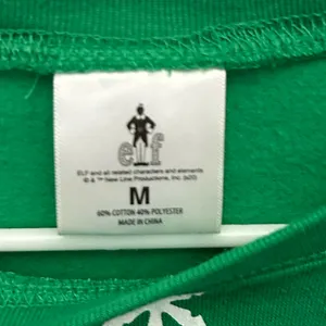 Buddy the Elf Green Christmas sweatshirt Medium thumbnail 4