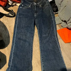 Quince Stretch High Rise Kick Flare Jeans Dark Wash size‎ 25 thumbnail 4