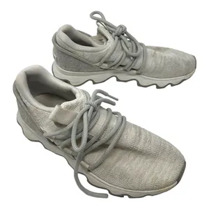 Sorel Kinetic Lace Sneaker Womens Cream Knit Lightweight Comfort Size 7 thumbnail 4