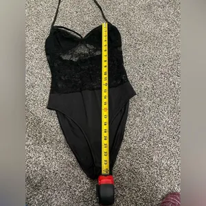 Shein black lace bodysuit L thumbnail 7