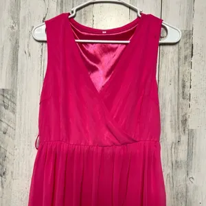 Mesh maxi dress Pink Size L thumbnail 7