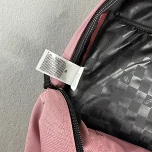 Vans Realm Backpack Pink Off The Wall Logo School Bag Laptop Sleeve Canvas thumbnail 4