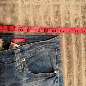 Altar'd State The Bestie Straight Leg Distressed‎ Jeans Blue Medium Wash 11/30 thumbnail 6
