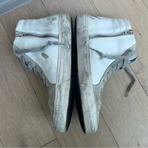 Golden Goose Women's Slide High Top Sneakers in White thumbnail 6