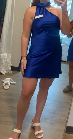 Hello Molly Mini Dress Blue thumbnail 3