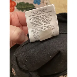 Express Black‎ Mid Rise Stretch Distressed Skinny Legging Jeans Size 6 thumbnail 6
