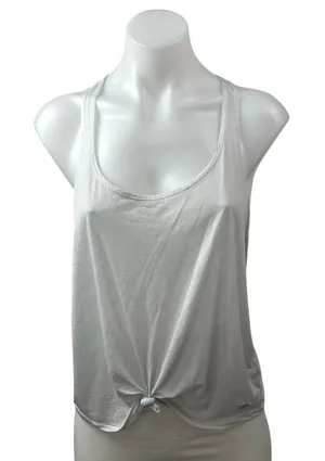 Alo Yoga White Scoop Neck Sleeveless Sports Athletic Activewear Tank Top Sz S/M thumbnail 1