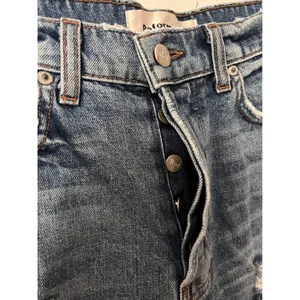 Reformation Dixie High Rise‎ Denim Shorts Medium Wash Distressed Cutoffs Size 26 thumbnail 4