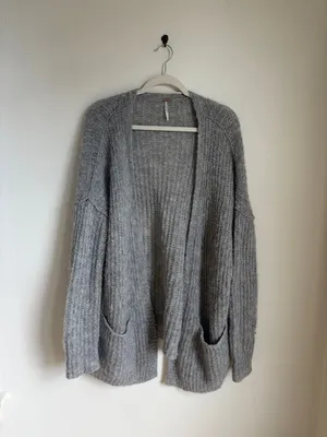 Free People Weekend Getaway Alpaca Cardigan Sweater thumbnail 3