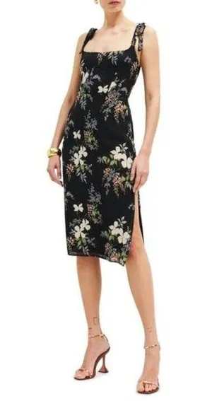 REFORMATION Besse Dress in Isabella Size US 0 thumbnail 1
