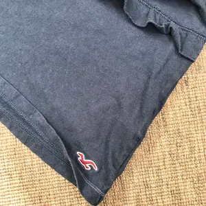Hollister Navy ruffle racer back tank top small thumbnail 3