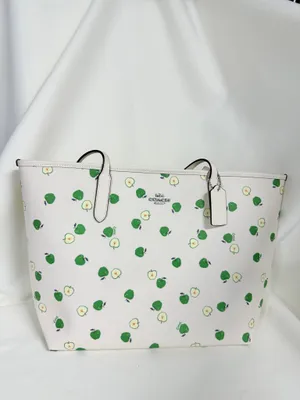 Coach City Tote With Apple Print c4119 thumbnail 1
