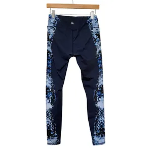 ALO Yoga High Waist Air Brush Leggings Dark Crystal Sky Blue Sz XS thumbnail 6