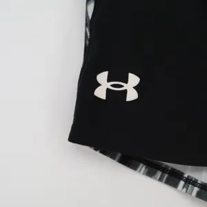 Under Armour Shorts Womens Medium Loose Fit Black Graphic Print Active Excellent thumbnail 2