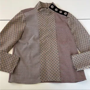 Zara‎ small plaid blouse thumbnail 1