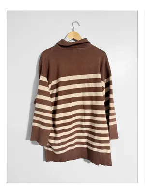 Prómesa New Half Zip Striped Mini Dress thumbnail 4