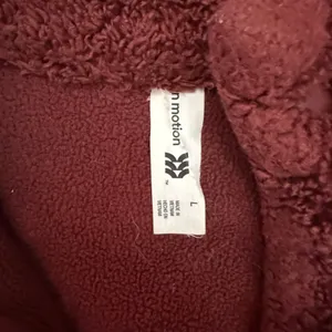 Women's Burgundy Fleece Sherpa pullover thumbnail 3