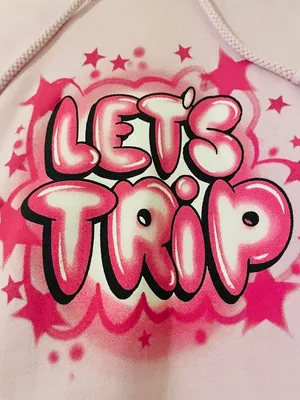 Sturniolo Triplets "Let's Trip" Airbrush Graffiti Hoodie thumbnail 1