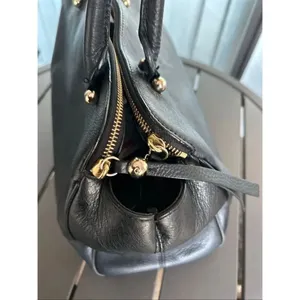 Kate Spade NY Textured Black Leather Satchel thumbnail 11