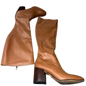 NEW FRANCO SARTO Talfer Tall Boot LEATHER BROWN thumbnail 6