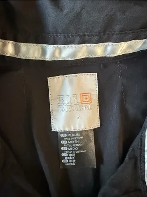 5.11 Tactical - Women’s Fast-Tac Long Sleeve Shirt Black Sz M thumbnail 7