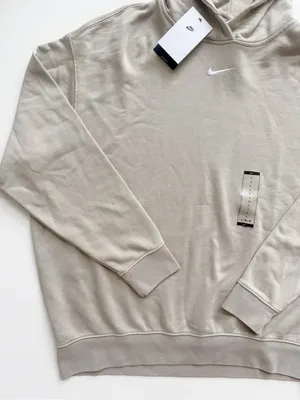 NWT Nike Sportswear Solo Swoosh Fleece Pullover Hoodie Size Large Oversized thumbnail 4