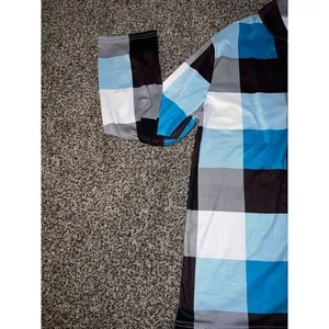 Women's casual cotton long sleeve plaid top‎ size large thumbnail 6