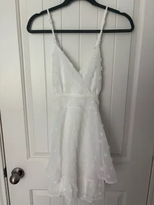 White Lulus Mini Dress thumbnail 2