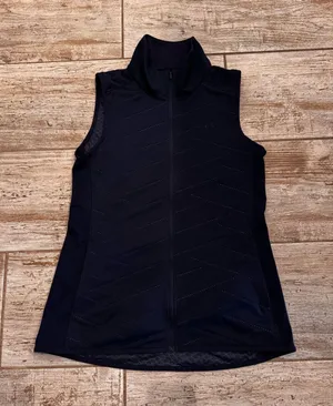 Under Armour Navy Blue ColdGear Zip Collar Vest Size Small thumbnail 1