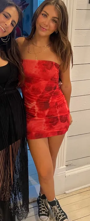 Outcast Red strapless dress thumbnail 4