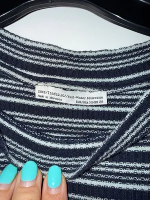 ZARA Striped Fitted Dress thumbnail 3